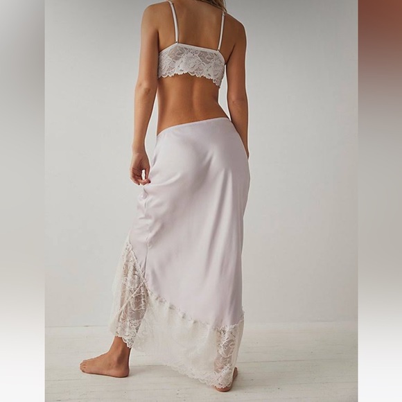 Free People NWT Heart Eyes Half Slip Skirt in Lavender - Picture 3 of 9
